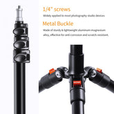 Heavy Duty Light Stand, Aluminium Photography Studio Light Stand, Adjustable Height with Maximum 86.6"/2.2m,for Photography/Studio/Youtube Video/Live Streaming 2 Pack